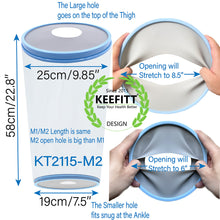 Load image into Gallery viewer, KEEFITT KT2115-M2 Adult Knee Wound Bandage Brace Cast Shower Cover Protector Waterproof Shower bag Reusable