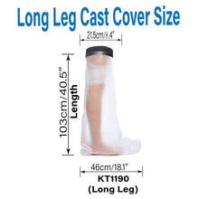 Load image into Gallery viewer, KEEFITT KT1190 Adult Full Leg Cast Cover Waterproof Shower Bandage bag 100% Reusable