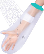 Load image into Gallery viewer, Adult Short Arm Cast Covers for Shower Reusable Comfortable Cast Protector Cast Bag for Bandages Dressings