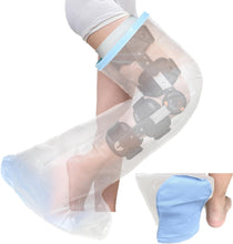 Load image into Gallery viewer, Adult Leg Cast Protector for Shower KT6105 Waterproof Shower Bandage and Cast Cover with Non-Slip Padding Bottom, Full Leg Watertight Protection to Broken Leg, Knee, Foot, Ankle Wound, Burns