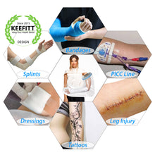 Load image into Gallery viewer, KEEFITT KT2101 Adult Arm Shower Protector Waterproof Cast Cover for Shower, Watertight Cast Shower Bag for Full Long Hand Cast, Surgery and Wound Reusable