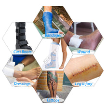 Load image into Gallery viewer, KEEFITT KT2103-WL Extra Wide Adult Short Leg Boot Cast Cover Waterproof Shower Bandage bag 100% Reusable