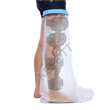 Load image into Gallery viewer, KEEFITT KT2015-EL Adult Full Long Leg Cast Cover for Shower Protector Waterproof Cast Shower Bag For Broken Leg Thigh Boot Wound Bandage Reusable