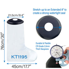 Load image into Gallery viewer, KEEFITT KT1195 Adult Short Leg Cast Cover Waterproof Shower Bandage bag 100% Reusable