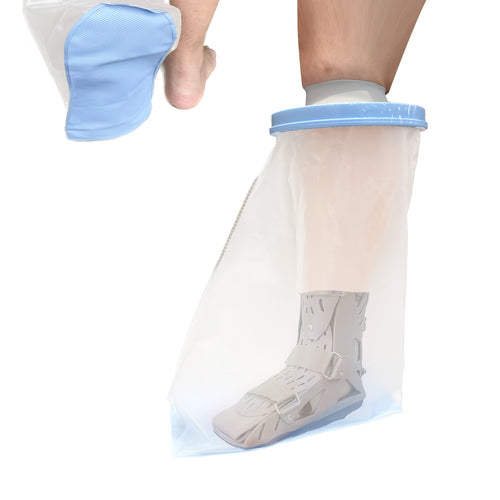 KEEFITT KT6102 Adult Foot & Ankle Waterproof Foot Cast Cover for Shower Watertight Foot Protector