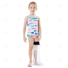 Load image into Gallery viewer, KEEFITT KT1016 Kids Leg Cast Cover for Shower, Waterproof Cast shower Protector bath cover for broken leg, knee, foot and ankle brace