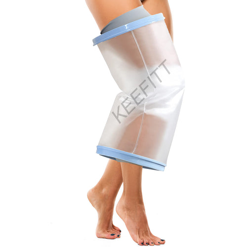 KEEFITT KT2115-M1 Adult Knee Wound Bandage Brace Cast Shower Cover Protector Waterproof Shower bag Reusable