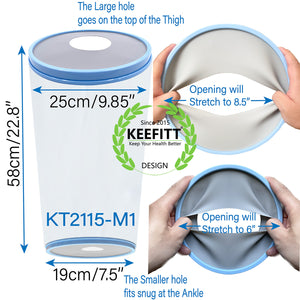 KEEFITT KT2115-M1 Adult Knee Wound Bandage Brace Cast Shower Cover Protector Waterproof Shower bag Reusable