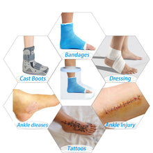 Load image into Gallery viewer, KEEFITT KT2102 Adult Foot Shower Protector Ankle Cast Cover for Shower, Waterproof Cast Shower Bag for Foot Cast, Surgery and Wound