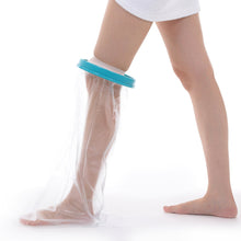 Load image into Gallery viewer, KEEFITT KT2103 Adult Short Leg Wound Cast Shower Cover Waterproof Shower Bandage bag 100% Reusable