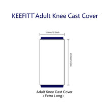 Load image into Gallery viewer, KEEFITT KT1186 Adult Knee Cast Cover for Shower Extra Long Waterproof Shower Bandage and Cast Protector for Knee  Reusable Length 70CM