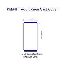 Load image into Gallery viewer, KEEFITT KT1184 Adult Knee Cast Cover for Shower Medium Long Waterproof Shower Bandage and Cast Protector for Knee Reusable Length 60cm