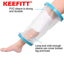 Load image into Gallery viewer, KEEFITT KT2115-M1 Adult Knee Cast Cover Waterproof Shower Bandage bag 100% Reusable
